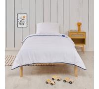 Lot Couette Enfant Tempérée + 1 Oreiller Moelleux Blanc 140X200