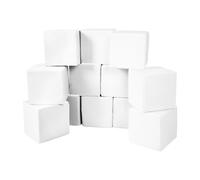 Lot cubes xxl mousse 12 pcs blanc
