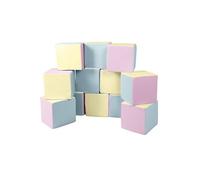 Lot cubes XXL mousse 12 pcs rose, bleu, jaune Violet G