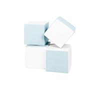 Lot cubes XXL mousse 4 pcs blanc, bleu