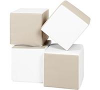Lot cubes XXL mousse 4 pcs blanc, cappuccino Marron G