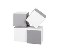 Lot cubes XXL mousse 4 pcs blanc,gris Gris G