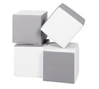 Lot cubes xxl mousse 4 pcs blanc,gris