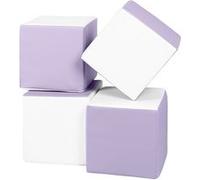 Lot cubes XXL mousse 4 pcs blanc, lilas