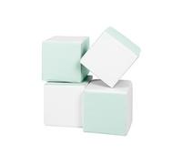 Lot cubes XXL mousse 4 pcs blanc, Menthe