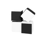 Lot cubes XXL mousse 4 pcs noir - blanc
