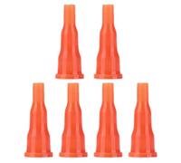 Lot d'adaptateurs de valve de remplissage de cartouche de gaz | Lot de 6 accessoires de camping universels | Adaptateur de pointe de rechange | Pour les activités de plein air telles que le camping