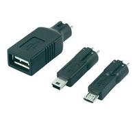 Lot d'adaptateurs USB pour les chargeurs Voltcraft