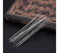 Lot d'aiguilles à perles de 12 cm à gros chas pour perles de rocaille