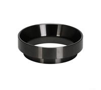 Lot d'anneaux magnétiques anti-mouches pour moulin à café avec accessoires de dosage, de distribution et d'épandage pour poignées de machine à café 51 mm, 53 mm, 58 mm (noir - 53 mm)