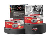 Lot d'appareils photo jetables - Comprend 2 appareils photo jetables AGFA Le Box à usage unique avec 27 poses et une carte d'astuces jetables Clikoze