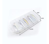 Lot D'appâts Durs Pour La Pêche, Pack De Leurres Pour Attraper Des Poissons Comme Les Ménés, Matériel Pour Pêcher À La Manivelle, Wobbler, 3.5g, 5cm, 5 Pièces