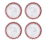 Lot d'assiettes Bjorn 4 pièces en porcelaine