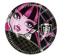 Lot d'assiettes dessert Monster High