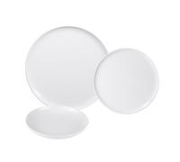 Service d'assiettes Selena 12 pièces - - Blanc - Porcelaine