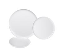 Service d'assiettes Selena 18 pièces - - Blanc - Porcelaine