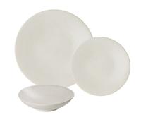 Lot d'assiettes vésuvio blanc 12 pièces