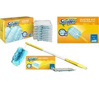 Lot d'attrape-poussière XXL Swiffer avec poignée télescopique + 1 poignée + 14 lingettes