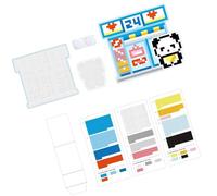 Lot d'autocollants d'apprentissage et de bricolage pour enfants, pas besoin de colle, réutilisables, éducatifs pour salle de classe, maison, créativité, bricolage pour enfants
