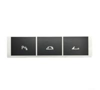 Lot d'autocollants de rechange en vinyle pour boutons poussoirs de console BMW Z4 E89 modèles 2009 à 2016 Utilisation intérieure