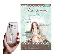 Lot d'autocollants de scrapbooking - Autocollants imperméables de qualité supérieure pour journal de bricolage, kit d'autocollants esthétiques créatifs pour planificateur, ordinateur portable