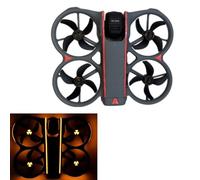 Lot d'autocollants décoratifs lumineux pour DJI Avata 360, autocollants à monter soi-même, étanche, accessoire pour drone et contrôleur DJI Avata 360, film de protection anti-rayures (rose)