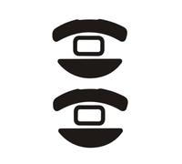 Lot d'autocollants exquis pour pieds de souris de jeu électroniques Razer DeathAdder V2, 0,6 mm d'épaisseur PTFE