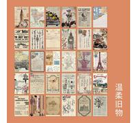 Lot D'autocollants Japonais Pour Cartes De Visite, 30 Pièces/1lot, Papier Adhésif Décoratif Classique, Ancien Test, Scrapbooking, Diy Bricolage