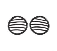 Lot d'autocollants pour grille d'aération en fibre de carbone pour Fiat 500 et Abarth 595 directement pour les modèles 2011-2023 (couleur pure)