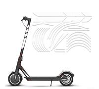 Lot d'autocollants réfléchissants en PVC pour trottinette Xiaomi M365 pour faciliter les mouvements pendant la tombée de la nuit