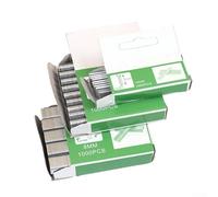 Lot de 1 000 agrafes assorties en forme de U pour porte et T compatibles avec la plupart des agrafeuses pour assemblage de meubles pour le travail du bois et l'artisanat (10 mm)