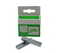 Lot de 1 000 agrafes en forme de porte en U T pour clous, clous en acier 8 mm, 10 mm, 12 mm, fixations pour meubles en bois, sol, câblage, bricolage, usage domestique, atelier, argent (8 mm)