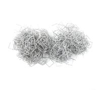 Lot de 1 000 agrafes plates pré-découpées 0 8 mm pour agrafes à chaud en plastique, réparation et soudeur en acier inoxydable pour réparer les fissures du pare-chocs et le plastique