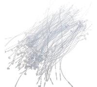 Lot de 1 000 attaches de sécurité réglables en plastique pour étiquettes de prix Blanc 12,7 cm