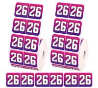 Lot de 1 000 autocollants colorés pour l'année 2026, 9,5 x 3,8 cm, 26 ans, étiquettes autocollantes pour dossiers, dossiers, fournitures de bureau (dégradé)