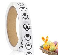 Lot de 1 000 autocollants yeux mobiles pour loisirs créatifs, scrapbooking, fête, jouets, décoration d'intérieur (noir et blanc)