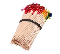 Lot de 1 000 brochettes artisanales en bambou robuste pour buffets, service et photographie sur les réseaux sociaux