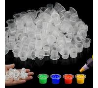 Lot de 1 000 capuchons d'encre de tatouage jetables en plastique pour encre de tatouage, fournitures de tatouage
