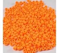 Lot de 1 000 perles en acrylique de couleur unie - 6 x 9 mm