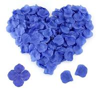 Lot de 1 000 pétales de rose artificielles sans goût pour scènes romantiques, anniversaire de mariage, anniversaire, imperméables et ne se décolorent pas