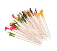 Lot de 1 000 pics à fruits évasés durables de qualité traiteur pour charcuteries et cocktails, collations, présentations sur les réseaux sociaux