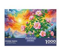Lot De 1 000 Puzzles,Begonia Flower, pour Adultes, Natural Wonders, Colorés, pour La Décoration De La Maison, Puzzle Familial, Parfait pour Les Soirées De Jeu 38x26cm/1000pcs