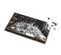 Lot de 1 000 puzzles pour enfants de 4 à 6 ans - Table pour dîner avec assiettes - Puzzle photo - Cadeau d'anniversaire pour fille de 4 ans