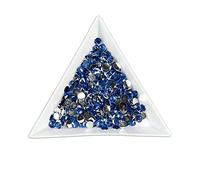 Lot de 1 000 strass en résine 2 à 5 mm, bleu marine, 3 mm