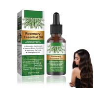 Lot de 1/2/3 flacons d'huile de romarin pour cheveux et cuir chevelu - Stimule la croissance des cheveux et contre la chute des cheveux - Huile de romarin 100 % naturelle pour soins de la peau -