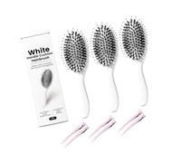 Lot de 1/2/3 peignes de massage ergonomiques populaires comprenant des pinces à cheveux pour cheveux lisses et une brosse à pagaie légère pour un coiffage facile