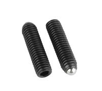 Lot de 1/2/3 vis à tête hexagonale à ressort et bille de qualité 12.9, M2,5 M3 M4 M5 M6 M8 M10 M12 M16, noires(8mm,M8-2pcs)