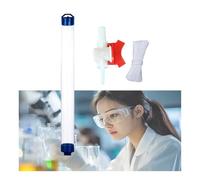 Lot de 1, 2, 4, 6, 8 ou 10 échantillonneurs de liquide en PVC léger, tubes de prélèvement d'échantillons d'eau de 0,25, 0,5 ou 1 L avec bouchon à bille et valve(1set,500ml)