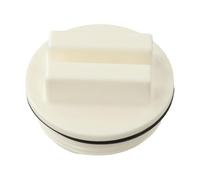 Lot de 1/2/4/6 bouchons de piscine filetés mâles NPT de 3,8 cm pour lignes de retour de piscine et robinets de vidange de filtre de spa, bouchon d'hivernage avec joint torique, blanc