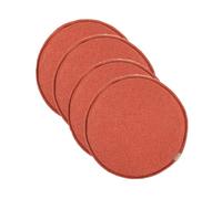 Lot de 1/2/4/6 coussins de chaise ronds avec fermeture à boucle antidérapants pour chaises de cuisine et de salle à manger, coussins de siège pour tabourets de bar, tabourets de bistrot et de bar (L